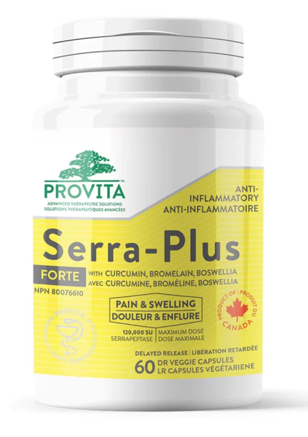 Provita Serra-Plus Forte - 60 Veggie Capsules