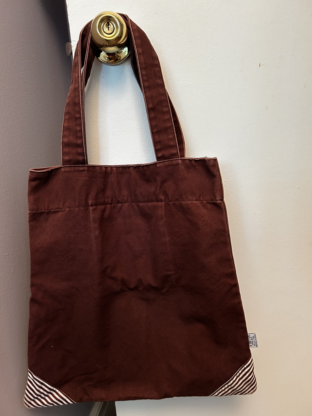 NaRaYa Brown Canvas Tote Bag - photo 2