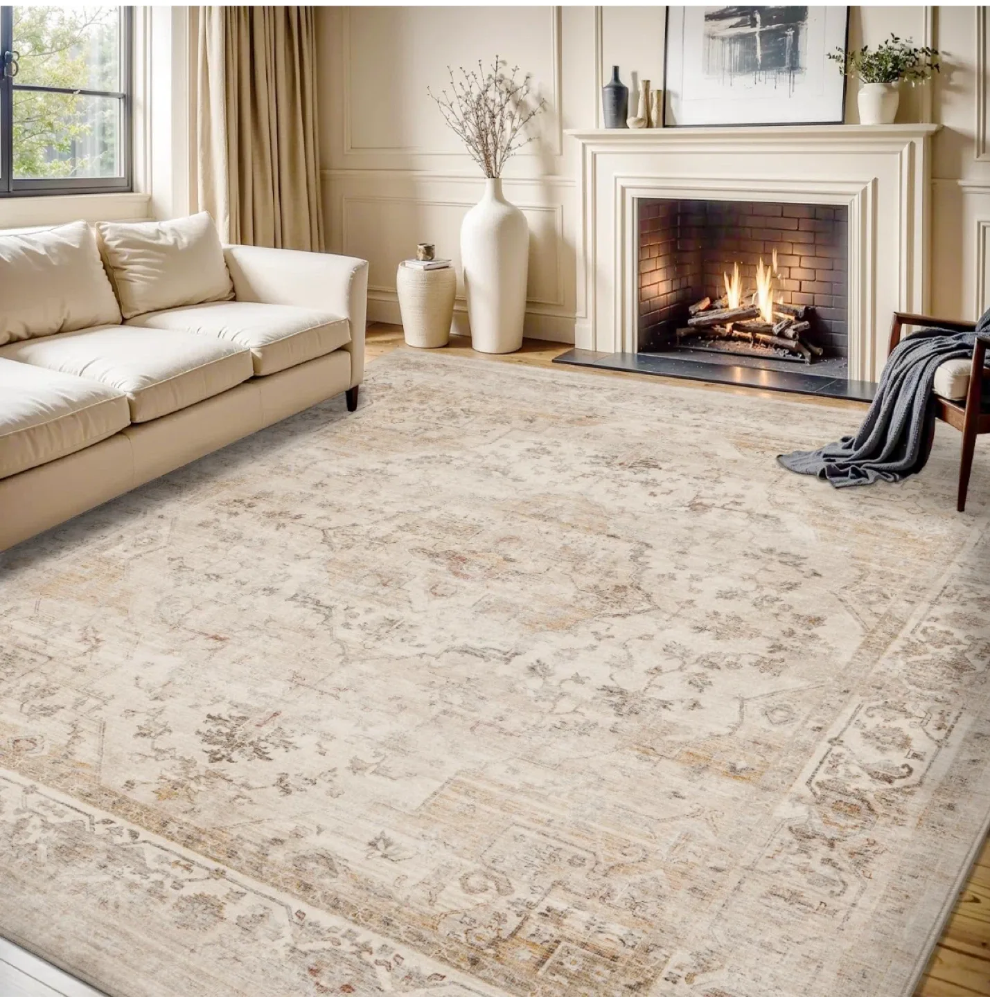 Machine Washable Area Rug - No Shedding, No Fading thumbnail