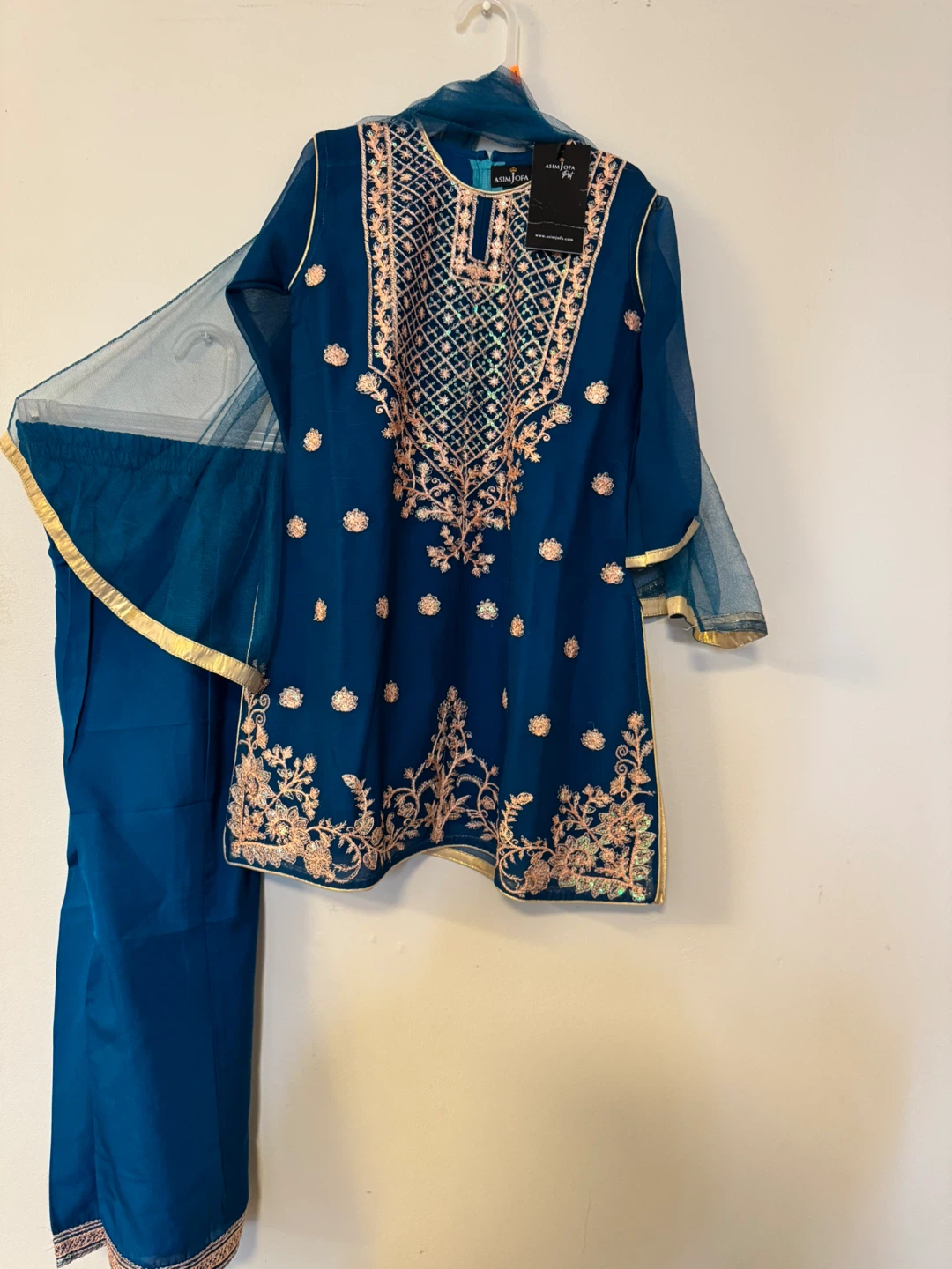 Asim Jofa Girls' Dress - Size 7-8 Years