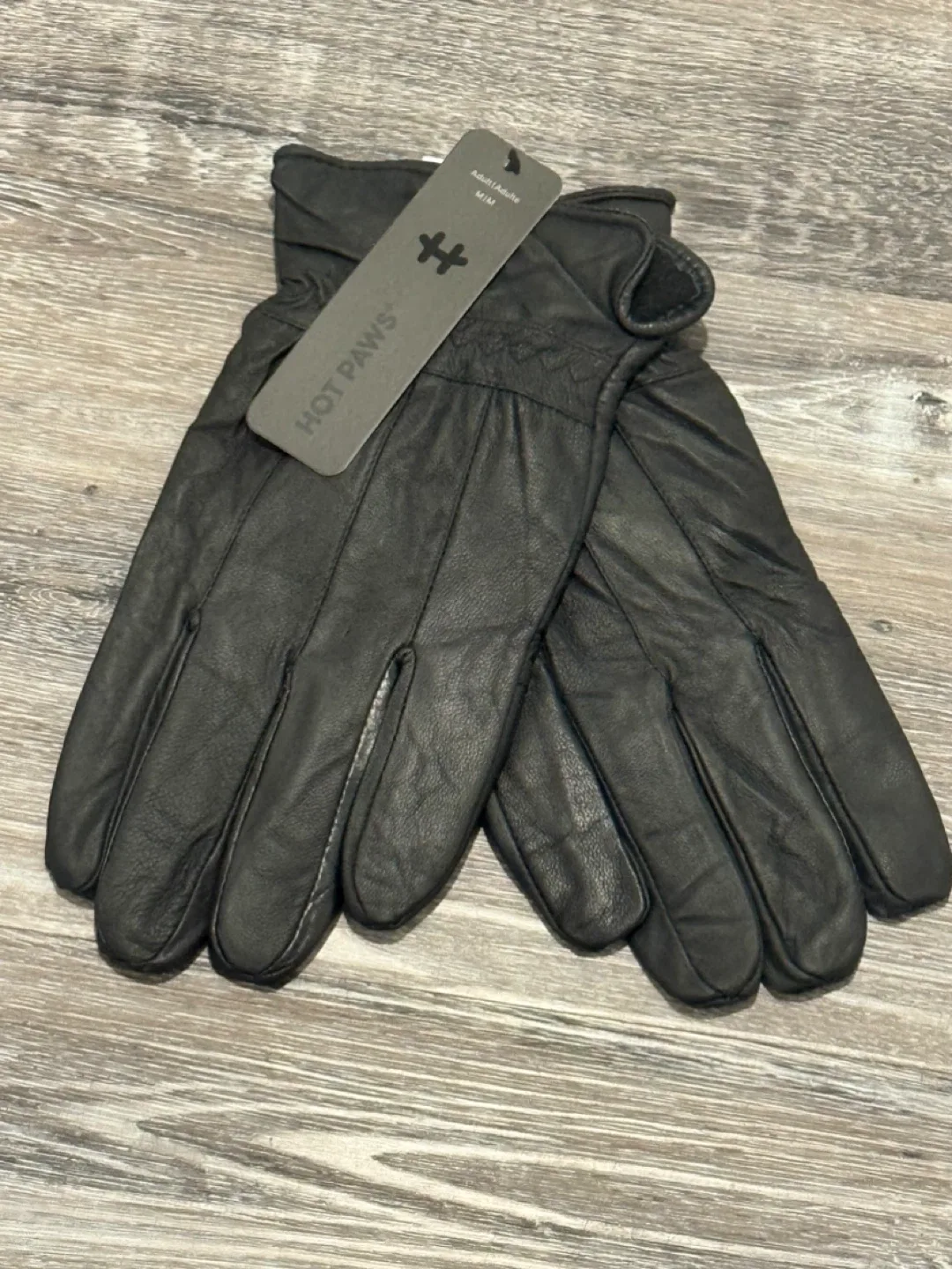 Hot Paws Leather Gloves - Adult M/M New with Tags thumbnail