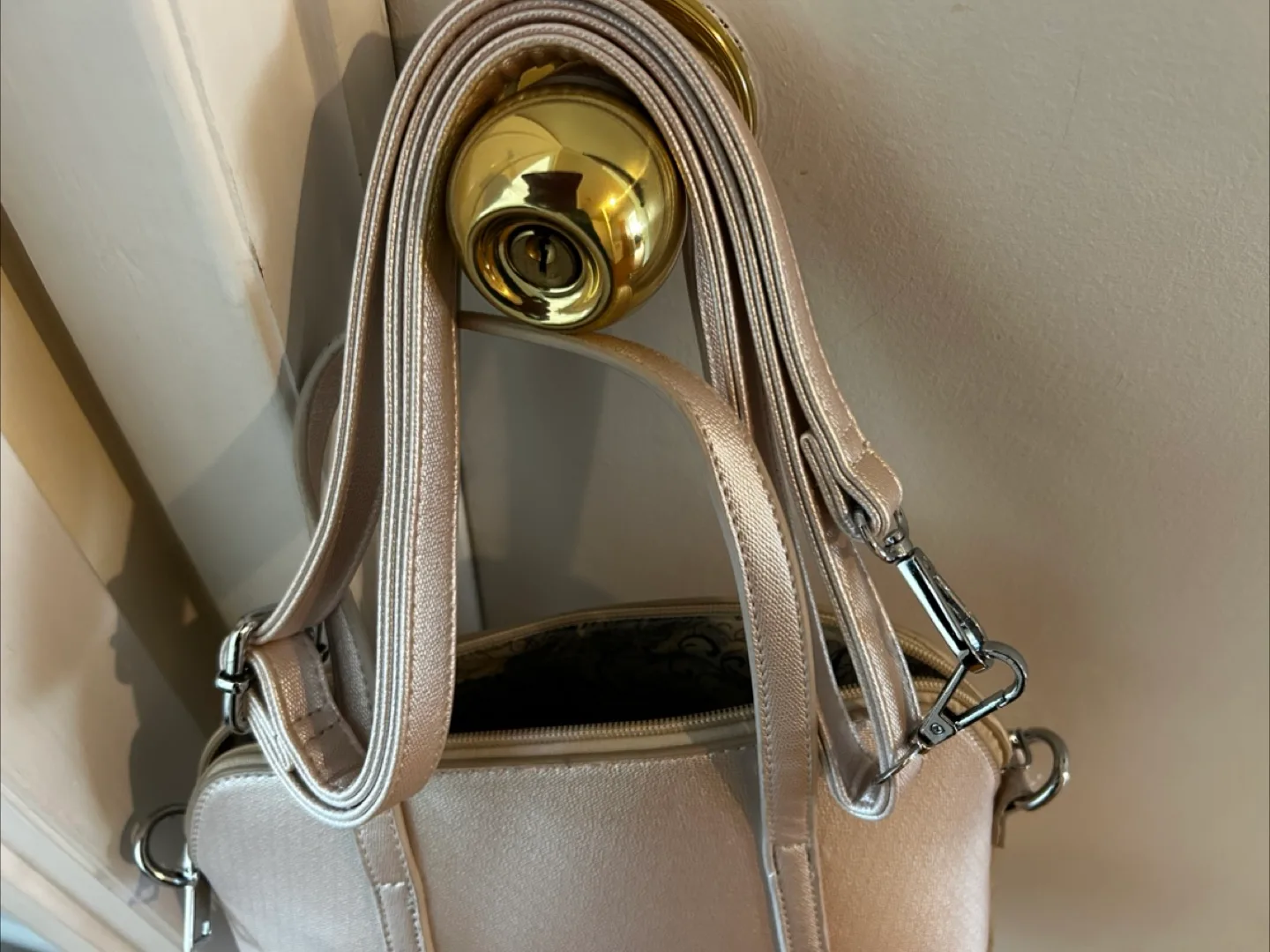 Champagne Coloured Handbag image indicator(5)