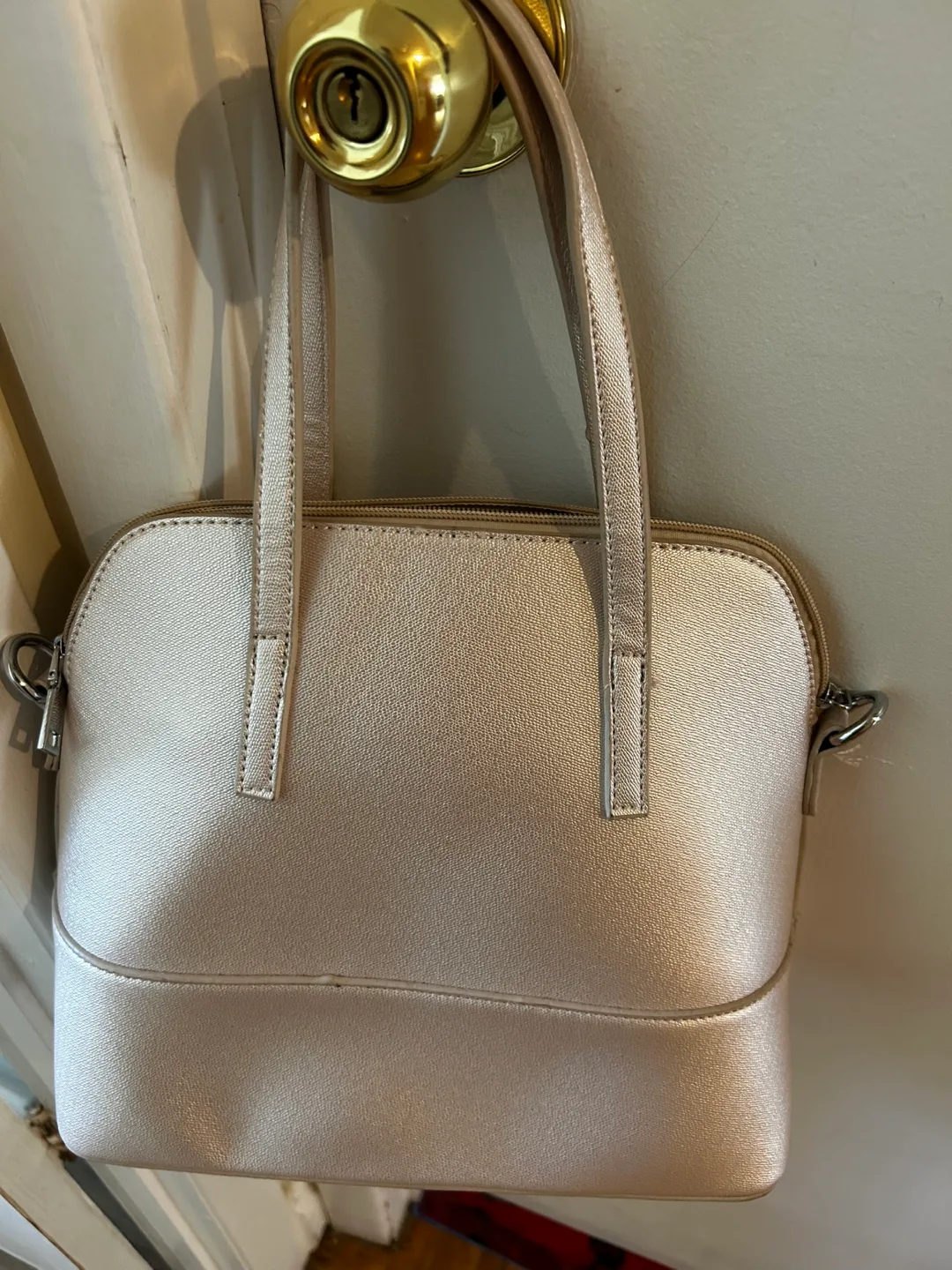 Champagne Coloured Handbag image indicator(3)