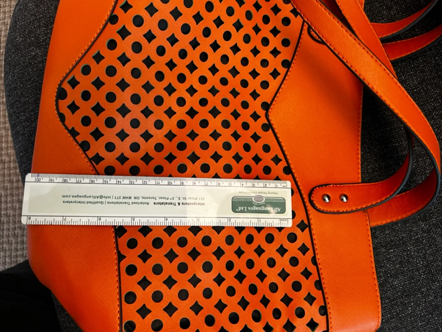 Orange Tote Bag image indicator(6)
