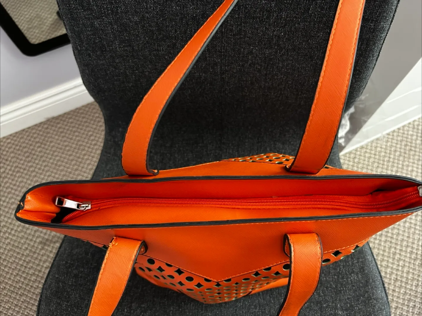 Orange Tote Bag image indicator(2)
