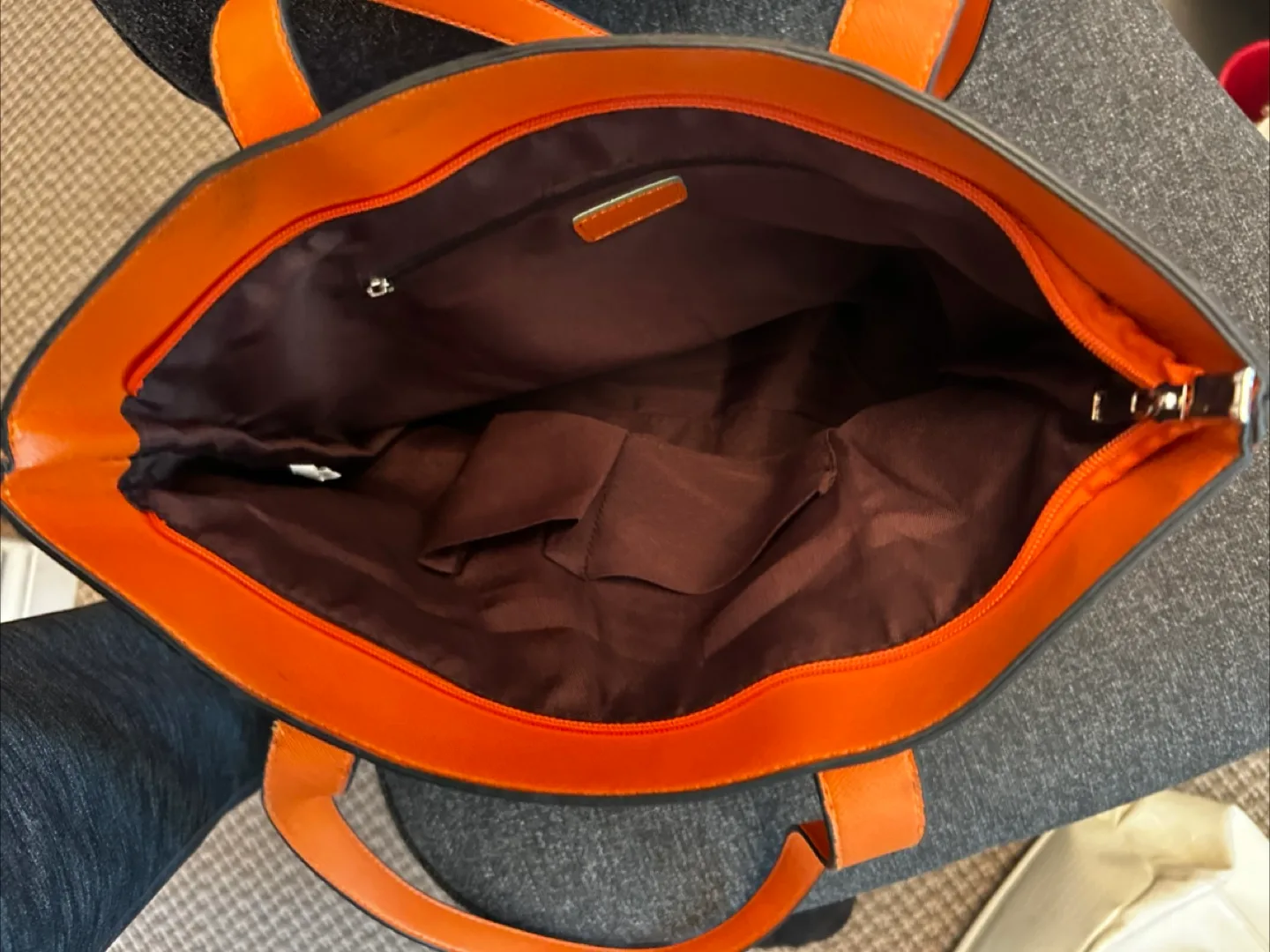 Orange Tote Bag image indicator(5)