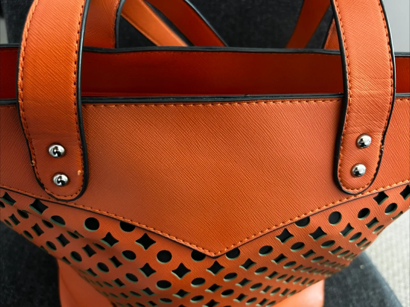 Orange Tote Bag image indicator(3)