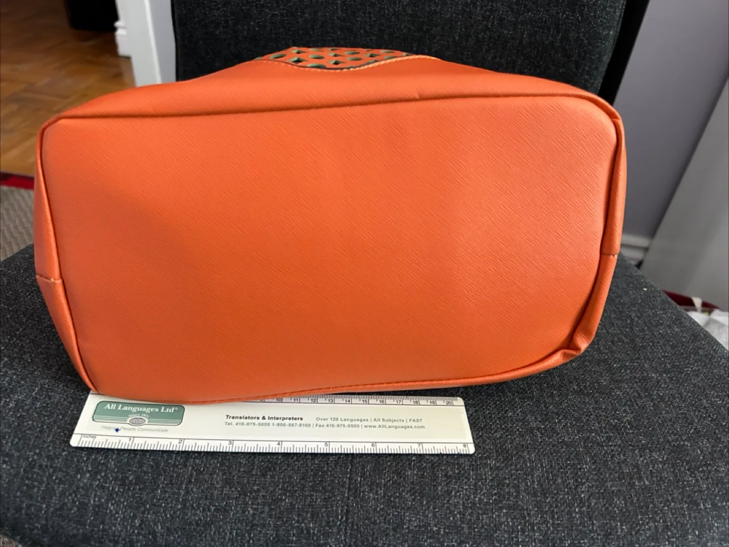 Orange Tote Bag image indicator(4)