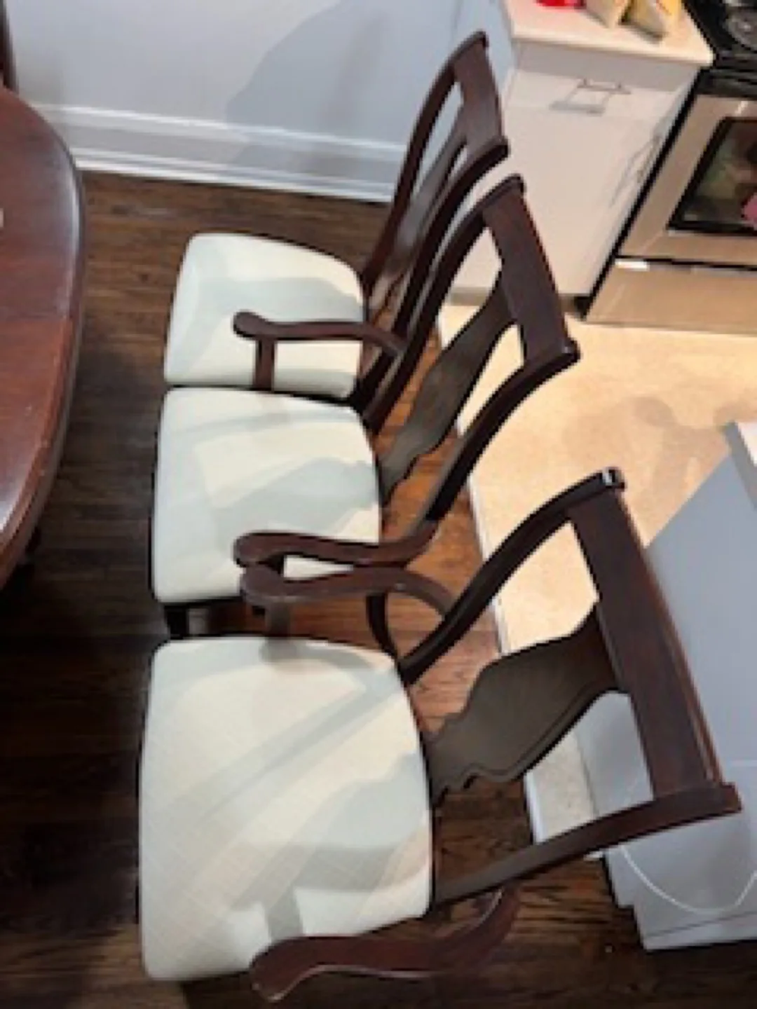 FREE Wood Dining Table with 6 Chairs image indicator(3)