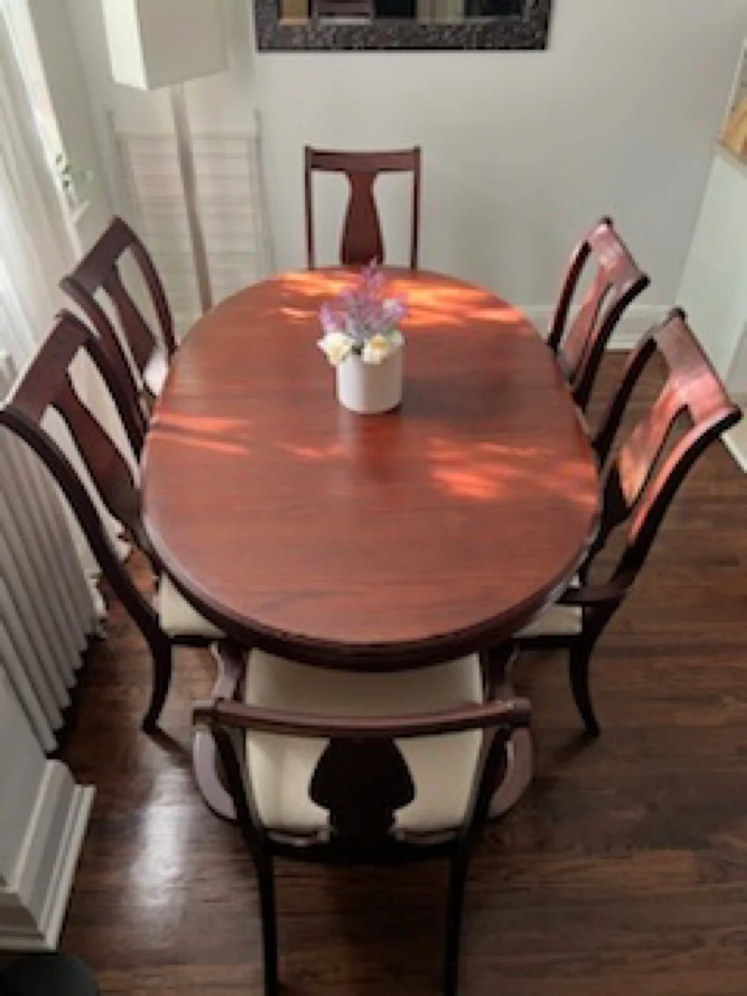 FREE Wood Dining Table with 6 Chairs image indicator(2)