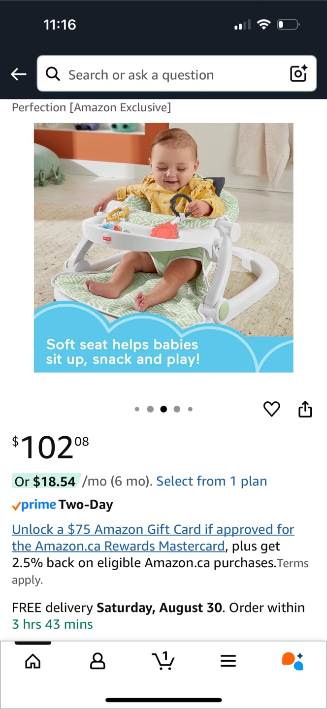 Baby seat with Tray - photo 2