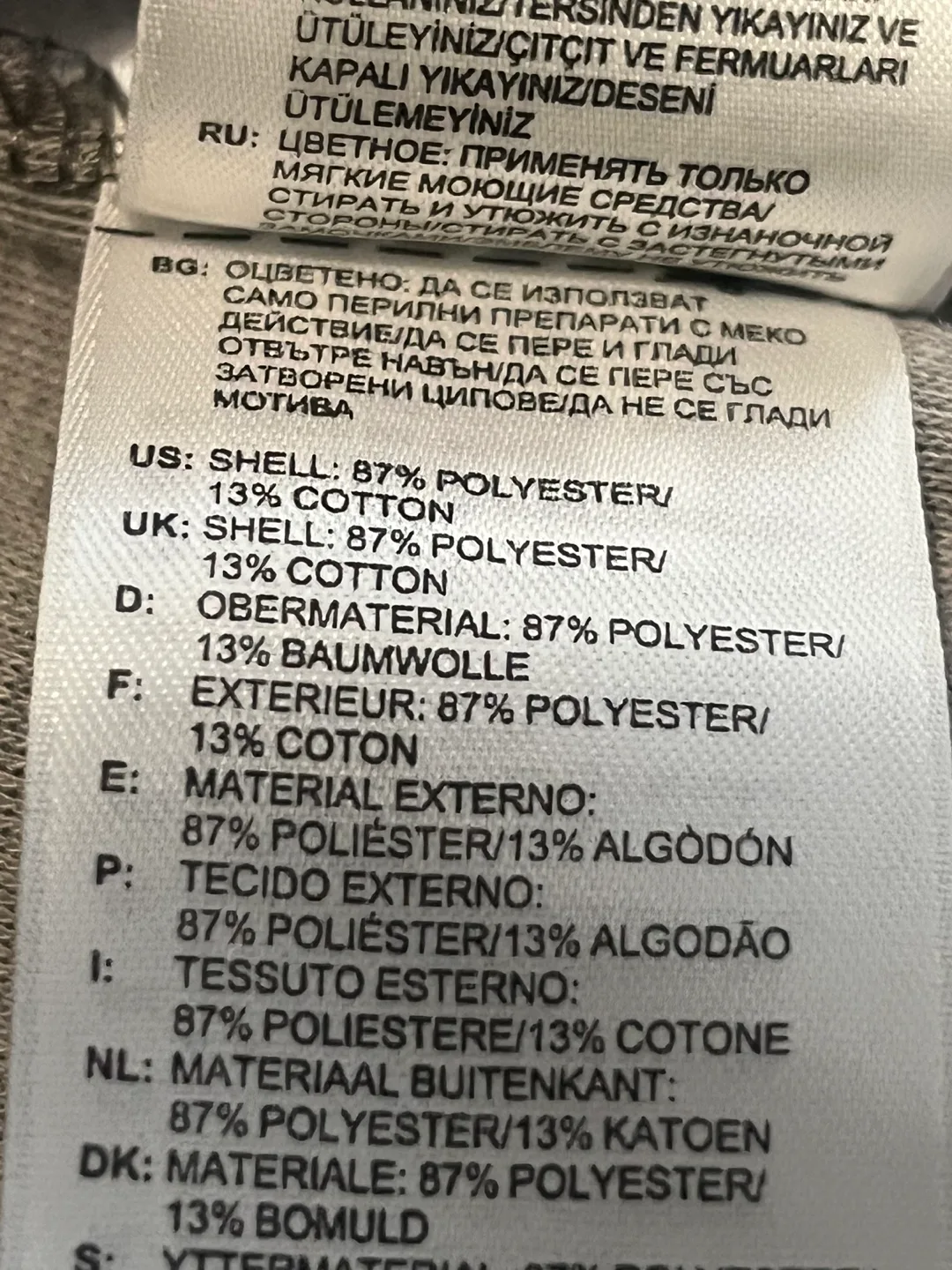 Adidas Men’s Grey Full-Zip Hoodie sz L image indicator(8)