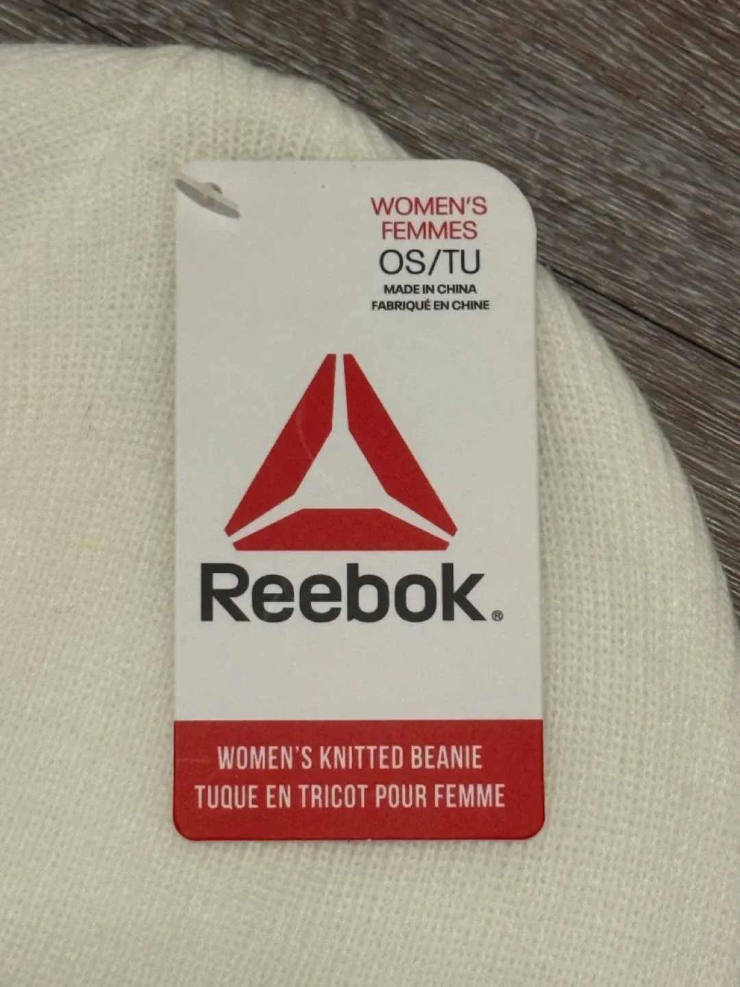 New Reebok Women's KnitBeanie - Ivory new with Tags image indicator(2)