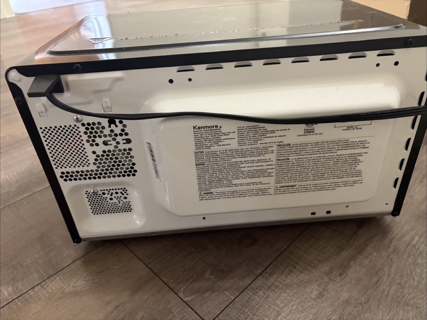Kenmore Microwave Oven - photo 3
