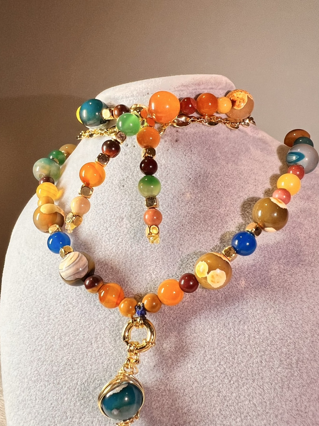 Beaded Necklace & Bracelet Set - photo 2