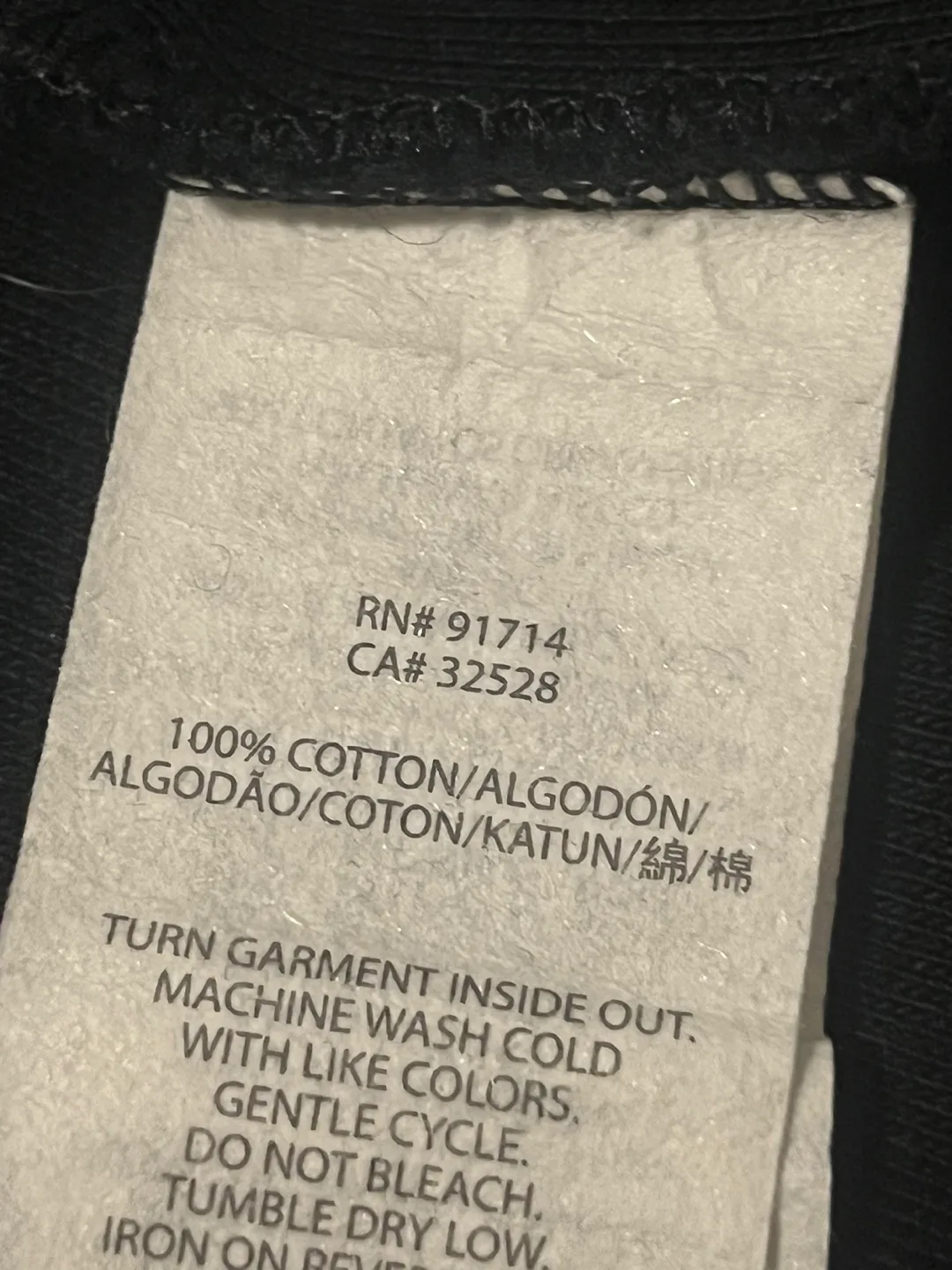 Armani Exchange Men's Black Hoodie with Eagle Design sz XL image indicator(5)