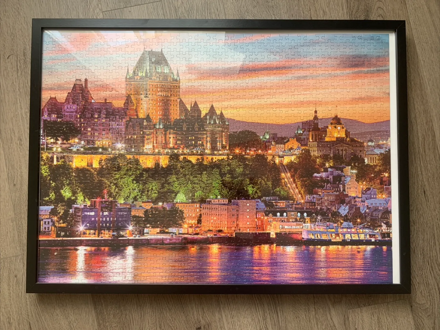 Framed Quebec City Jigsaw Puzzle thumbnail