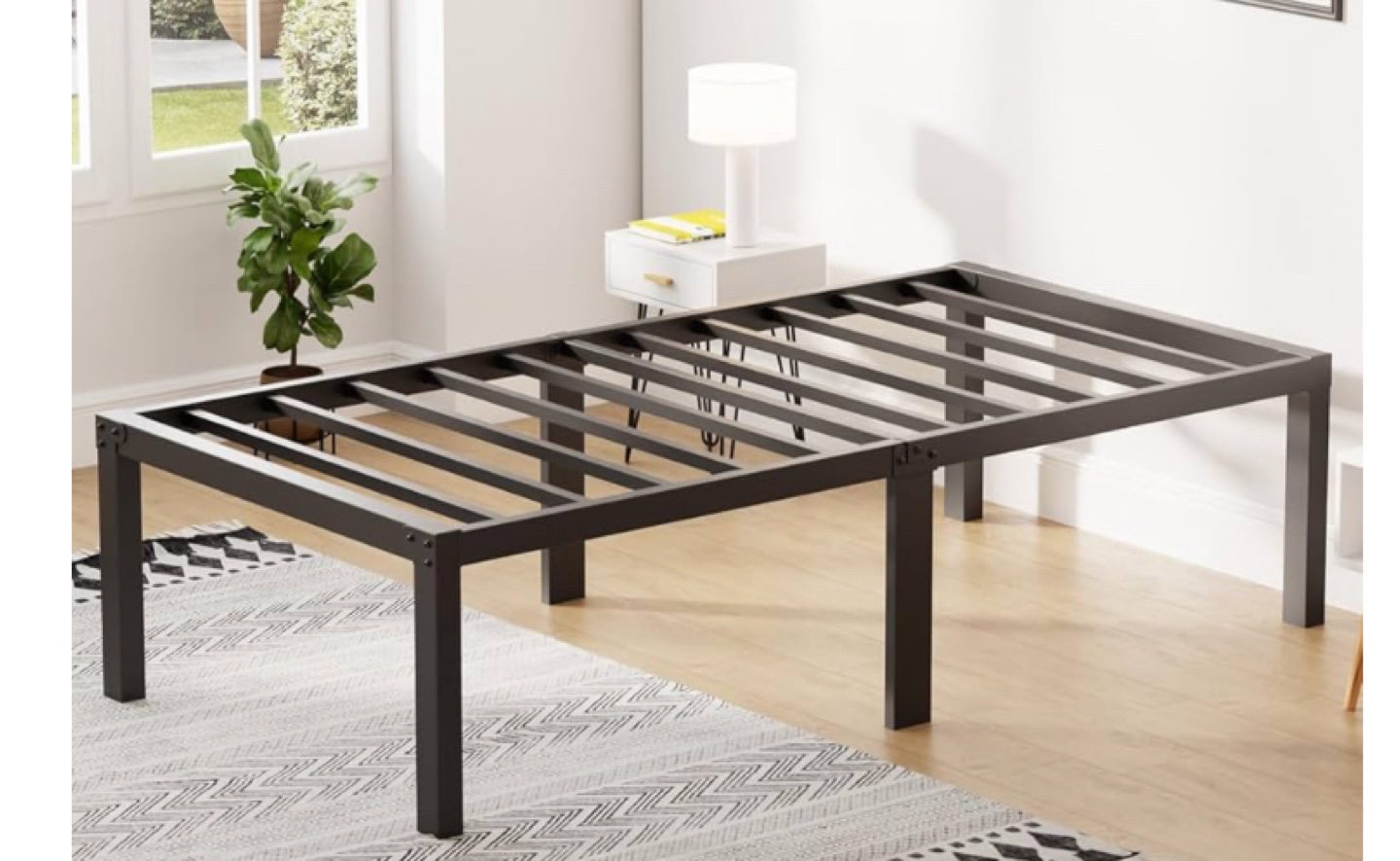Free Metal Bed Frame - Black