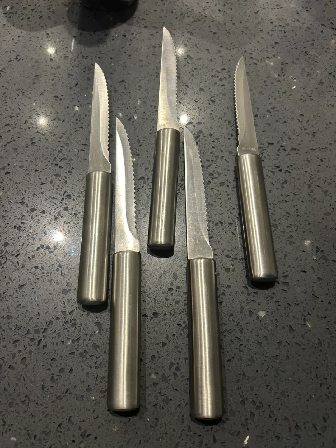 Set of 5 Stainless Steel Steak Knives thumbnail