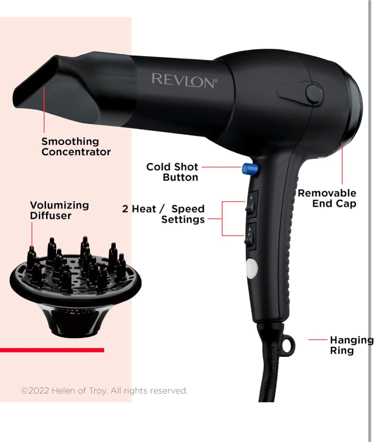 Revlon Perfect Heat Fast Dry Styler 1875W - photo 2