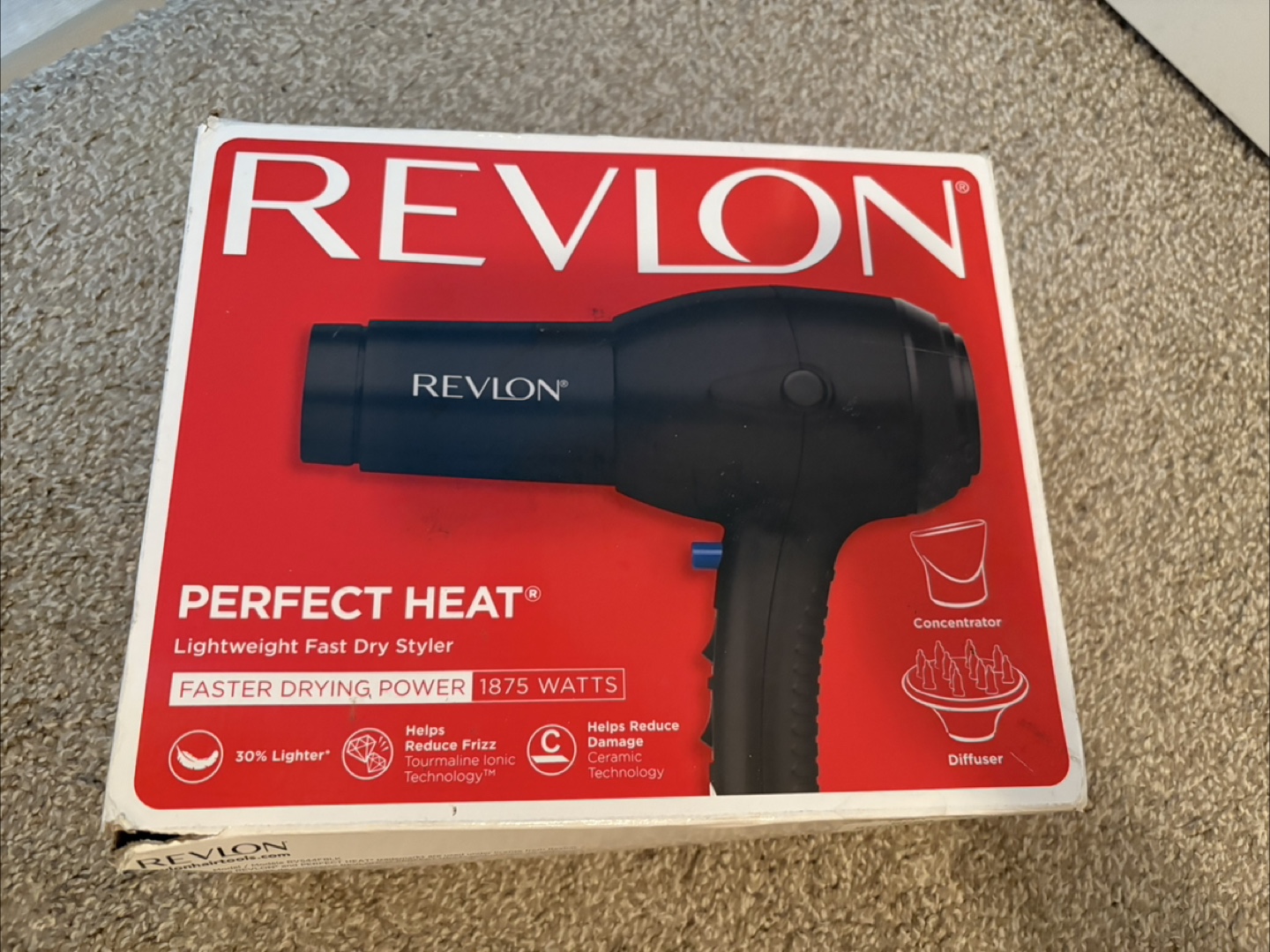 Revlon Perfect Heat Fast Dry Styler 1875W