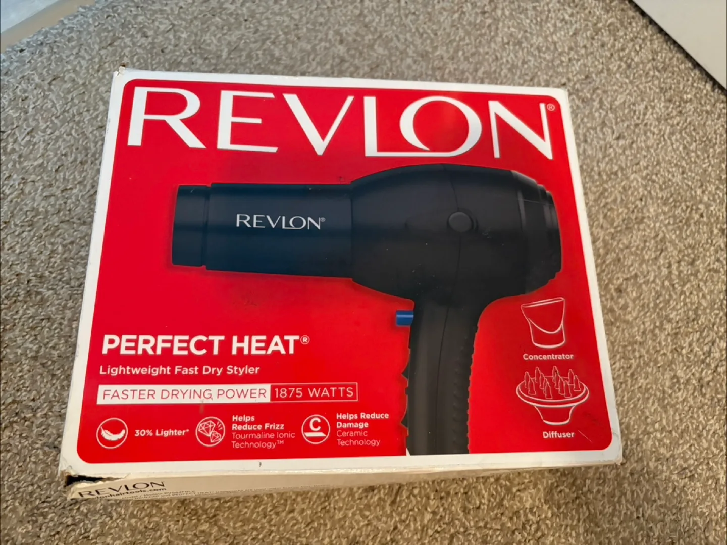 Revlon Perfect Heat Fast Dry Styler 1875W thumbnail