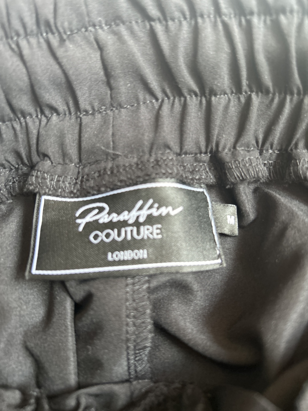 Paraffin Couture Black Cargo Pants - Size M - photo 2