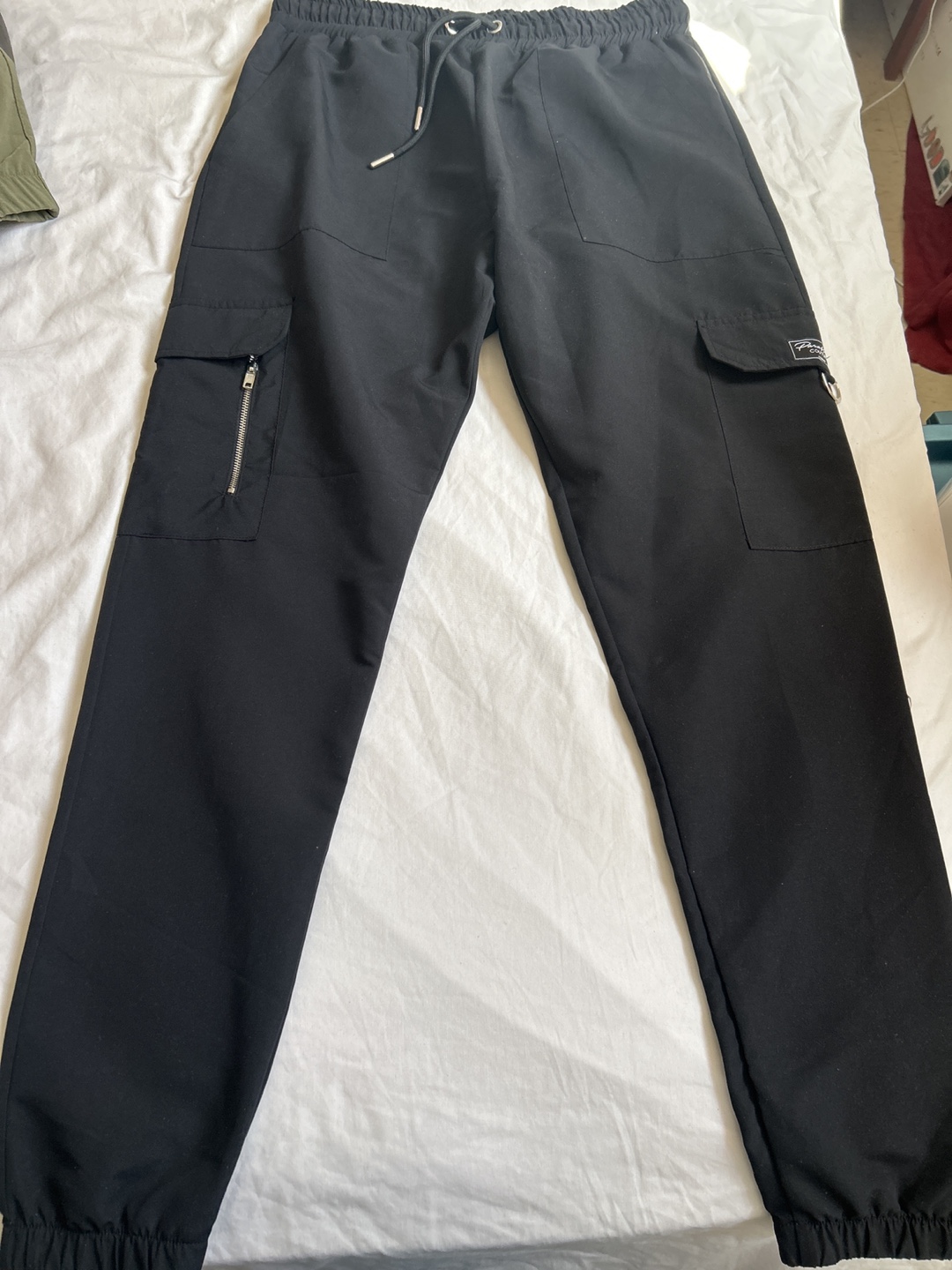 Paraffin Couture Black Cargo Pants - Size M