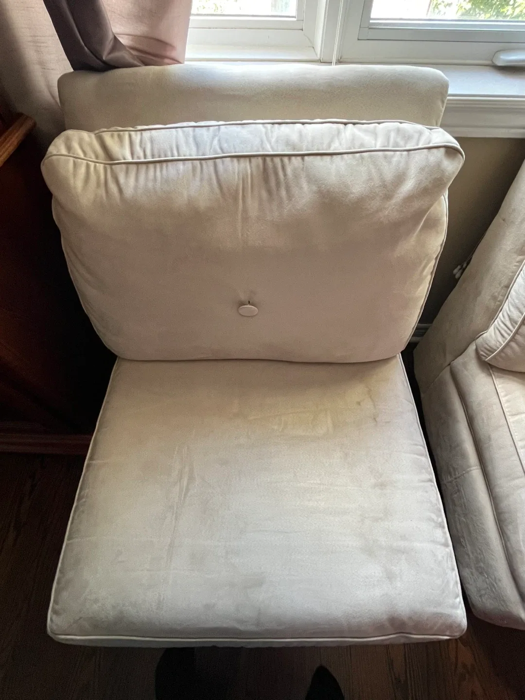 Comfy Armless Accent Chairs - Set of 2 image indicator(2)