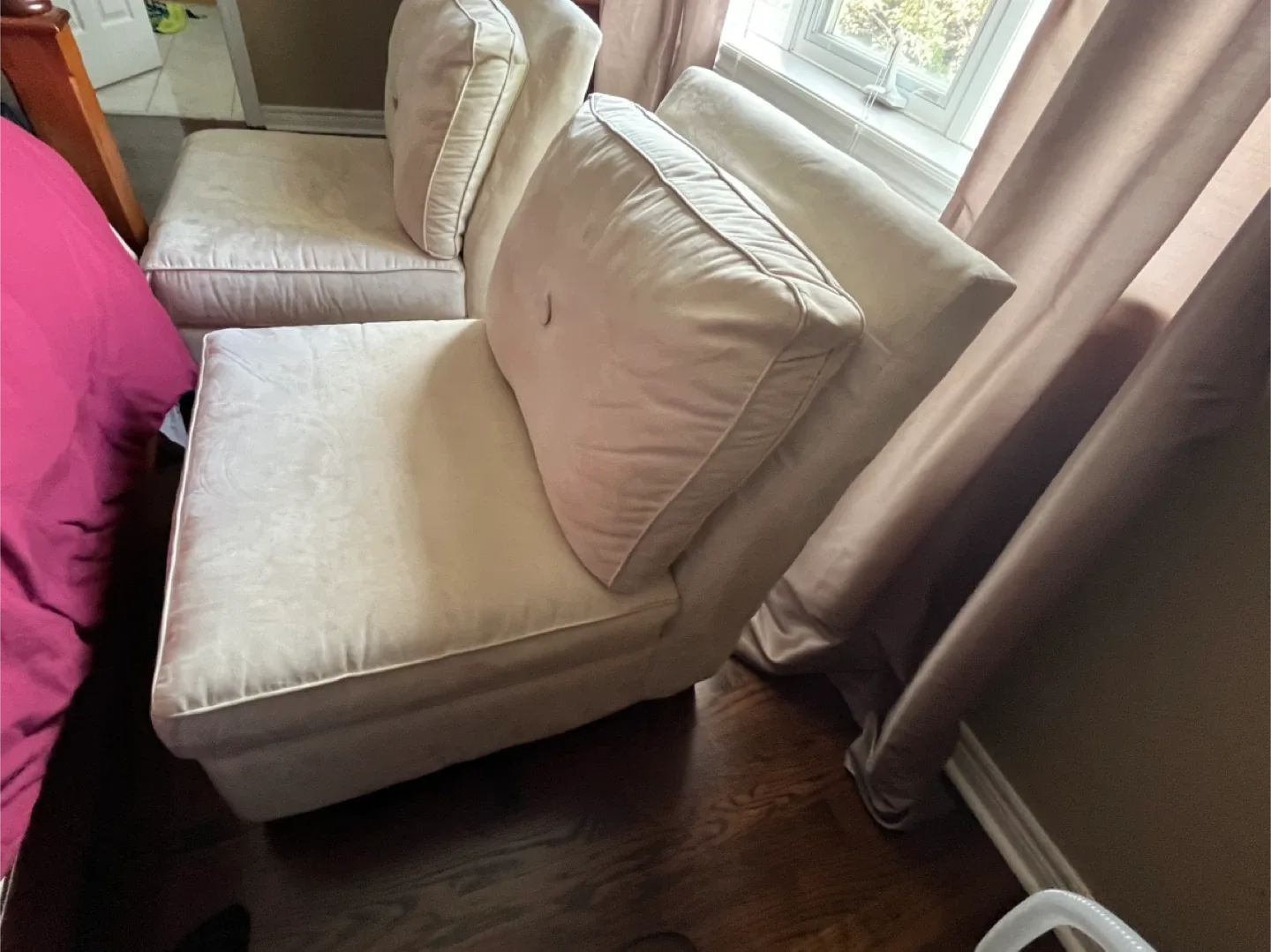 Comfy Armless Accent Chairs - Set of 2 image indicator(7)