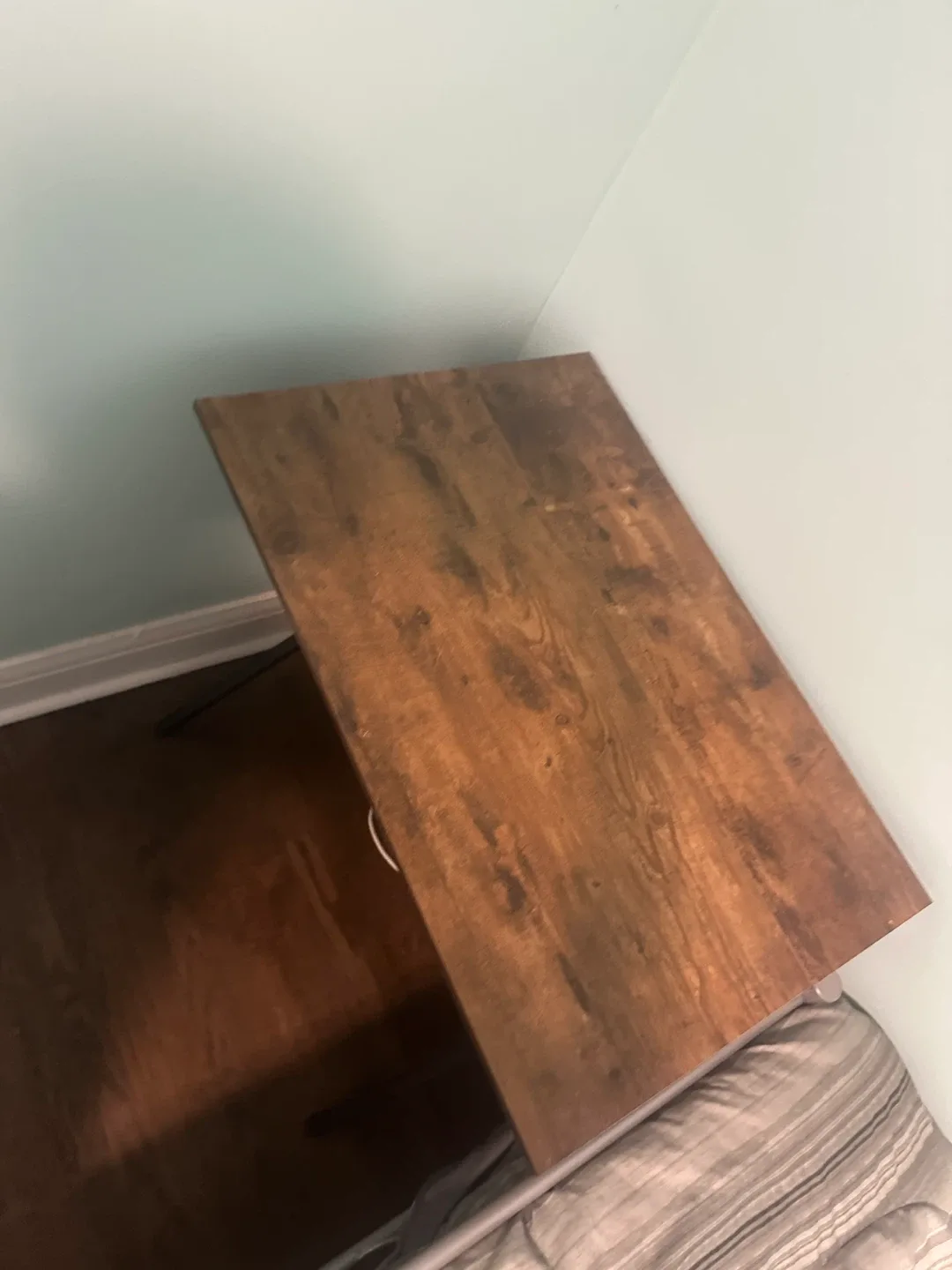 Brown Wooden Desk with Shelf image indicator(2)