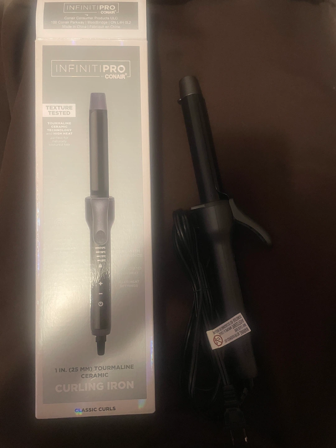 INFINITIPRO Conair 1-inch Curling Iron - NEW - photo 3