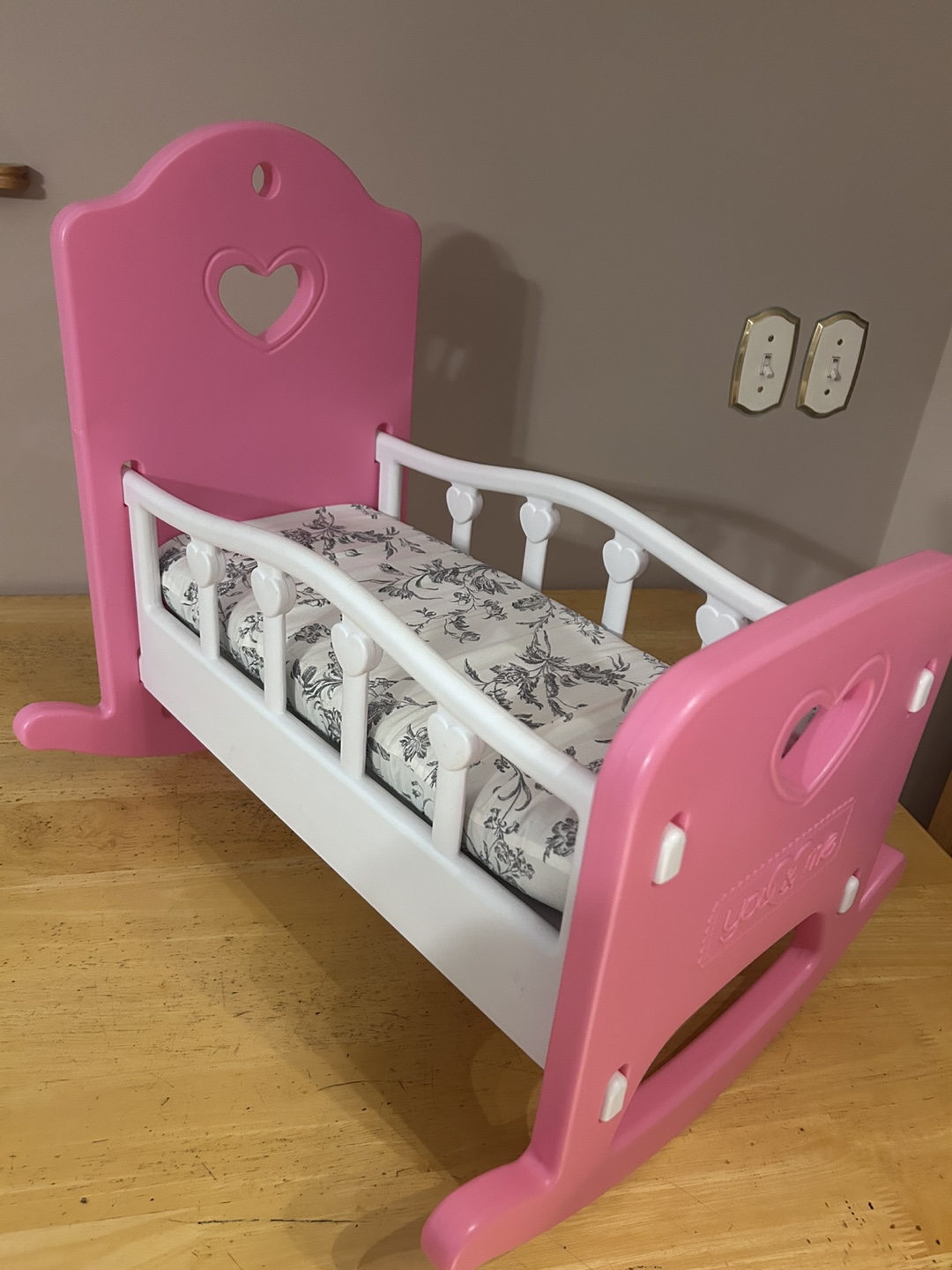 You & Me Pink Doll Cradle