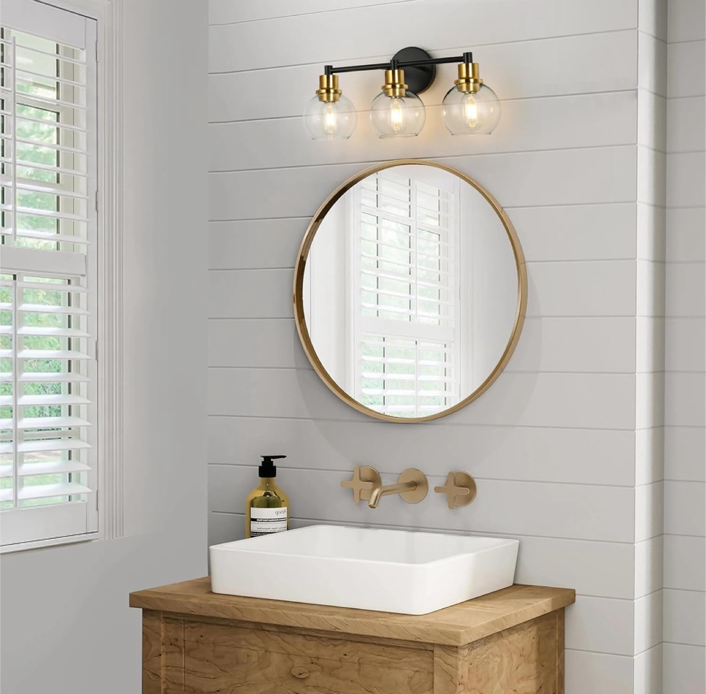 3-Light Bathroom Vanity Light Fixture - photo 4