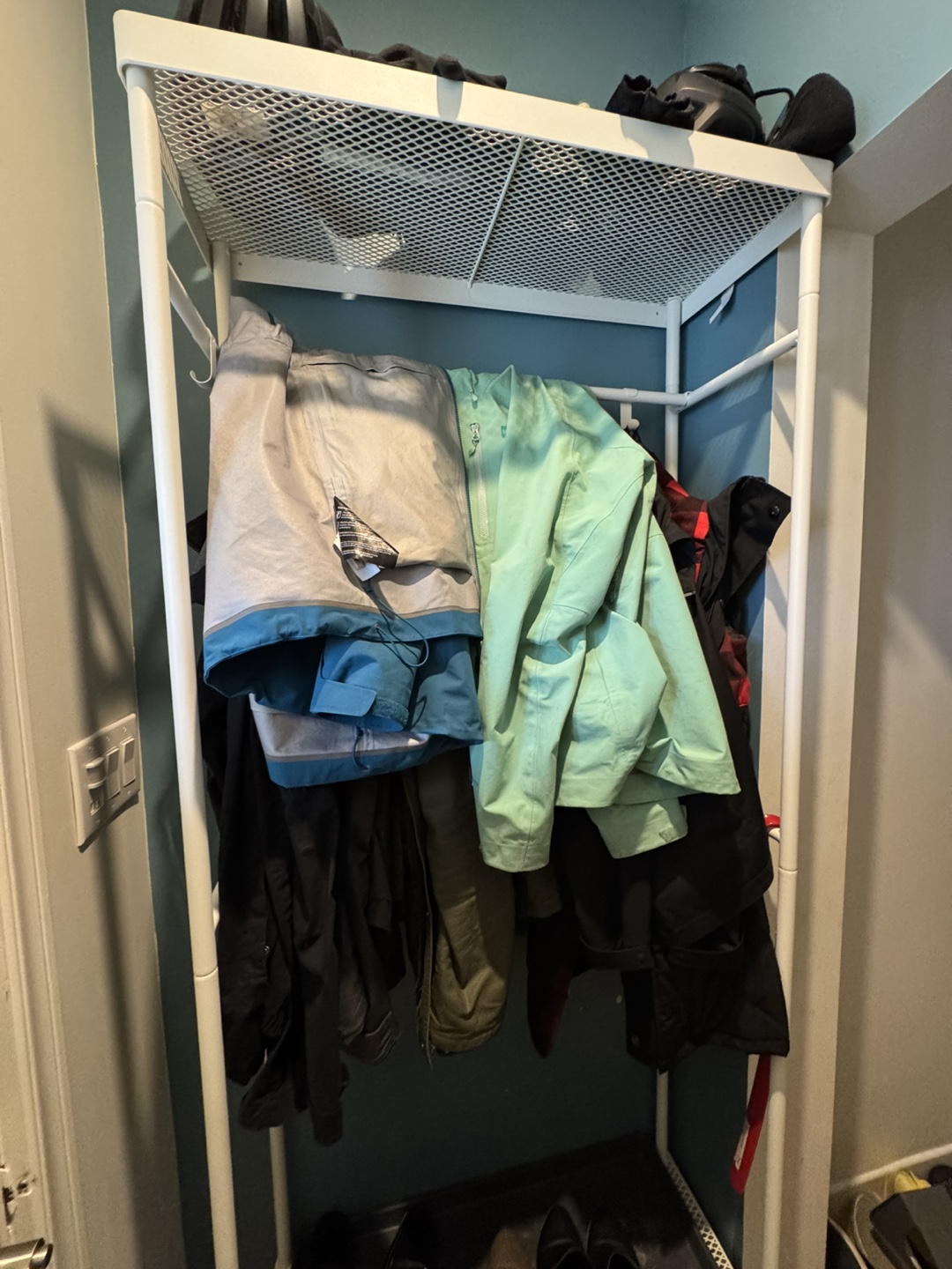IKEA MACKAPÄR Coat Rack with Shoe Storage (White) - photo 4
