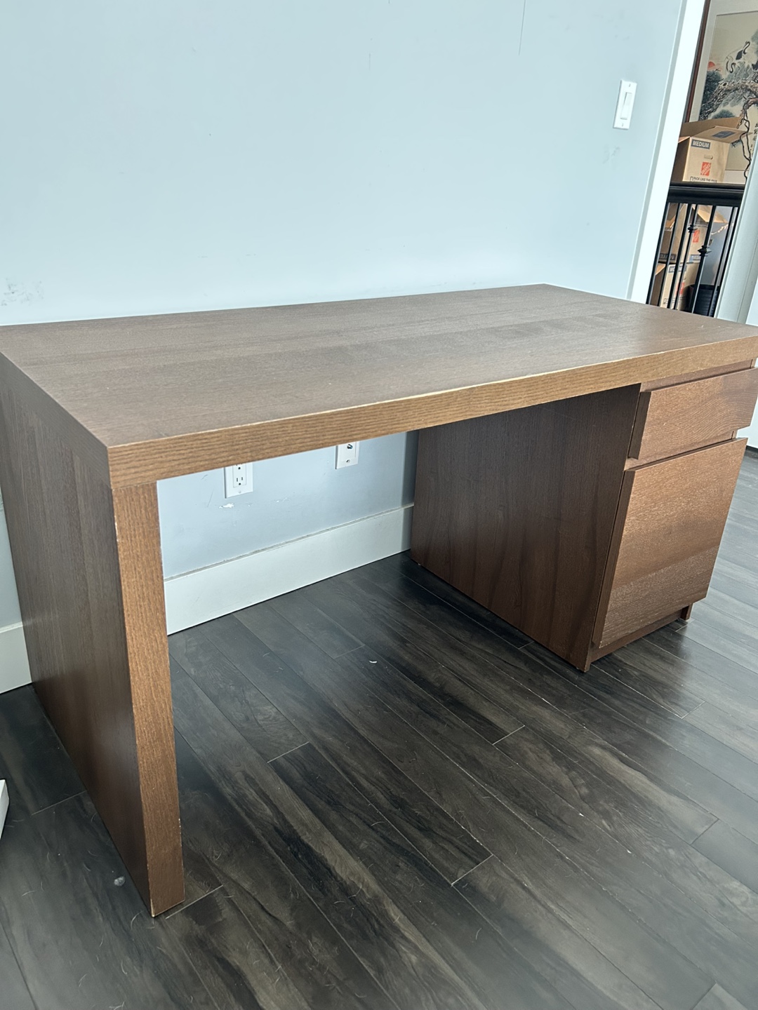IKEA Brown Malm Desk