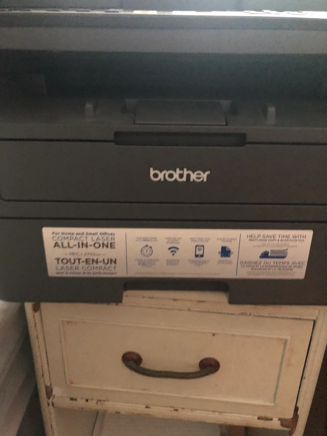 Brother MFC-L2710DW All-In-One Laser Printer