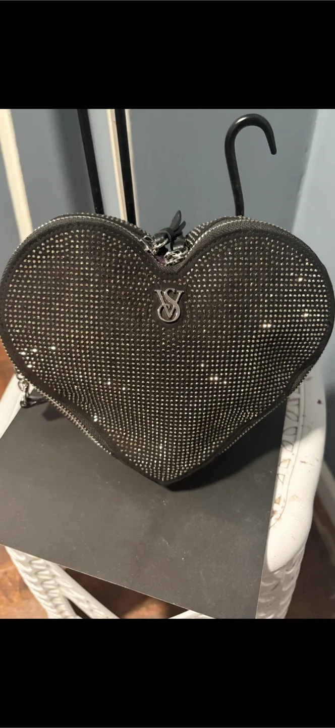 Victoria's Secret Heart Rhinestone Bag thumbnail