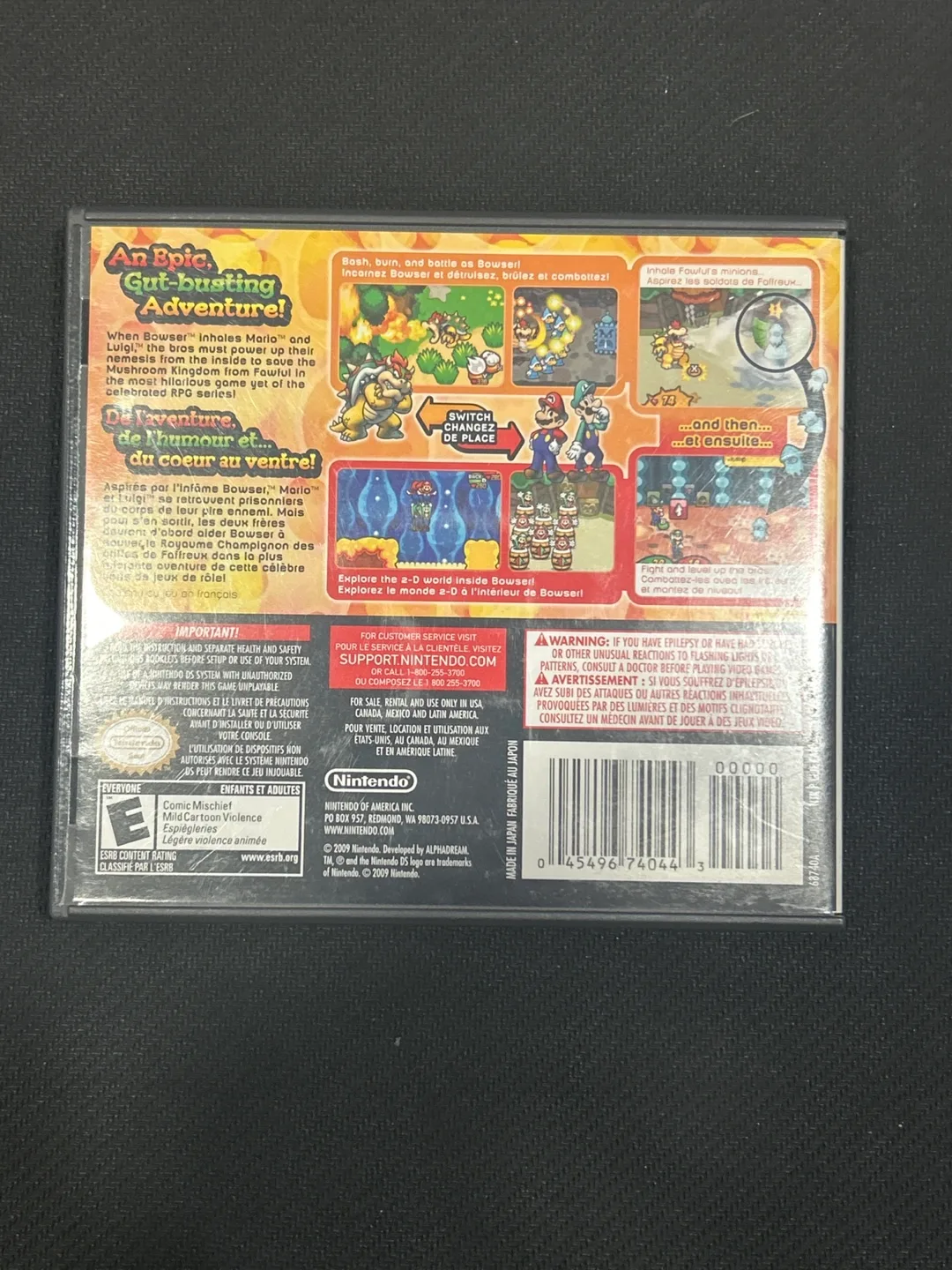 Mario & Luigi: Bowser's Inside Story - Nintendo DS Game image indicator(2)