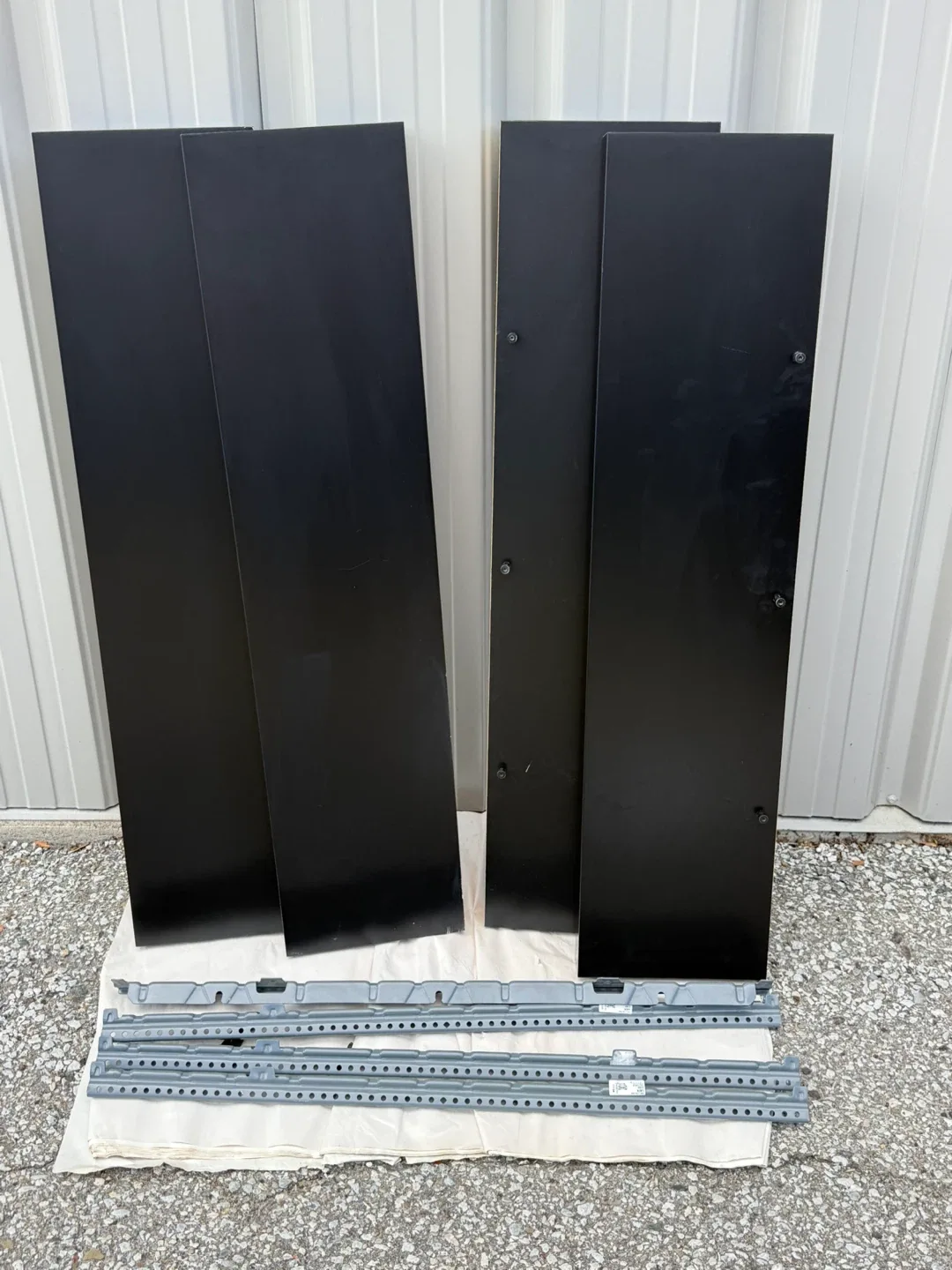 4 IKEA LACK Wall Shelf’s Black. thumbnail