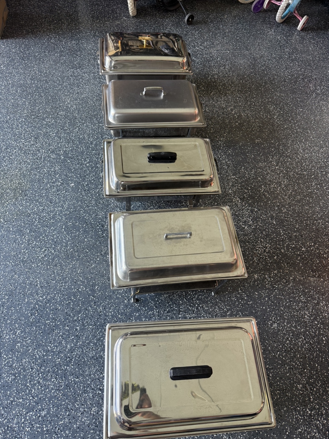 Stainless Steel Chafing Dishes (Set of 5)