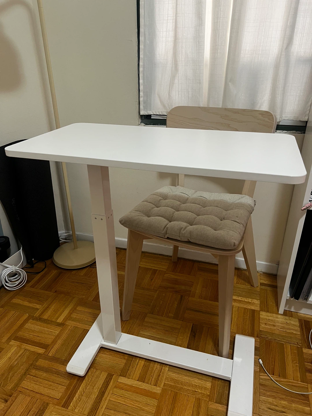 IKEA height adjustable Laptop Stand, White