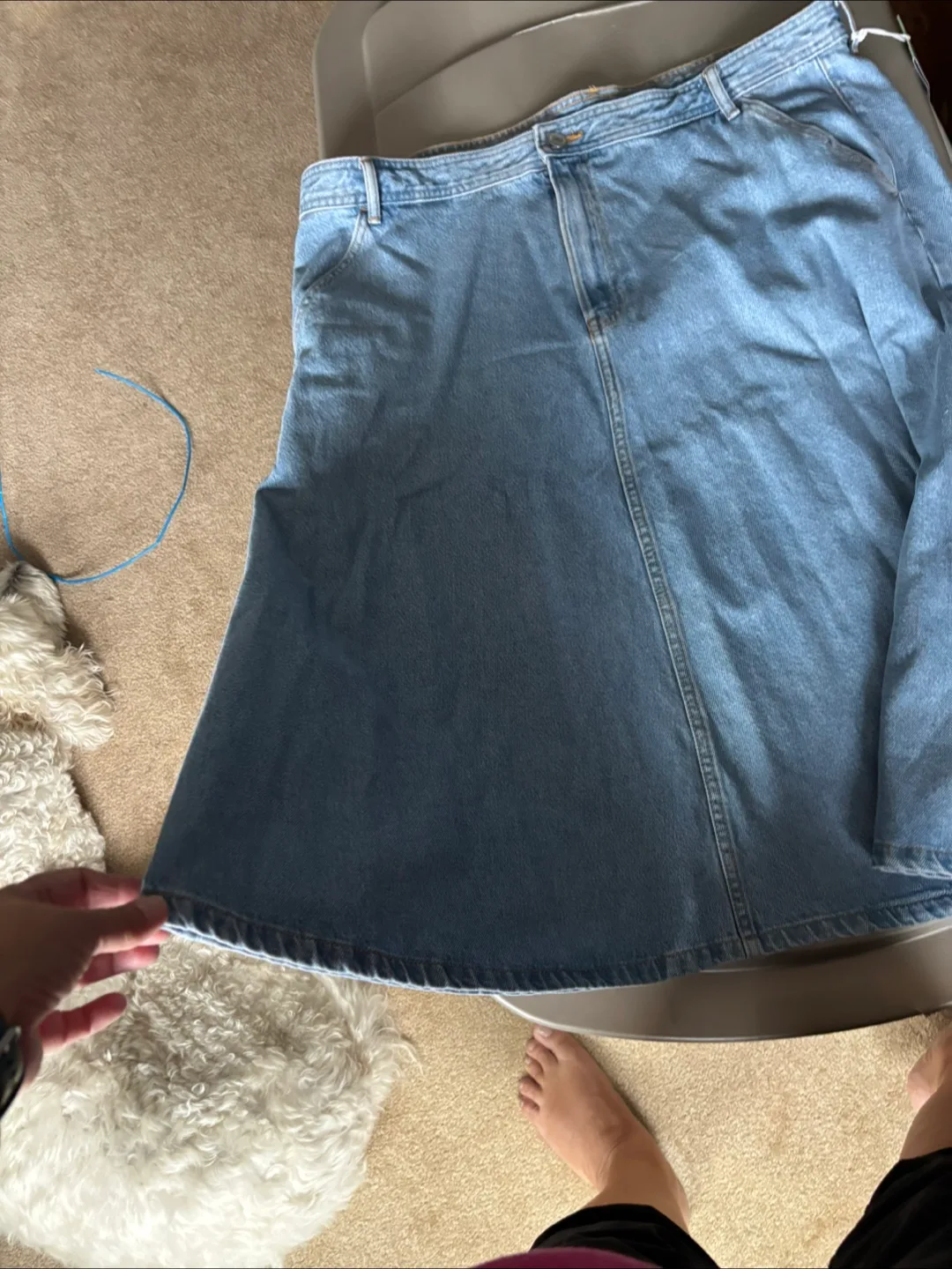 H&M Denim Skirt - Size 18 image indicator(2)