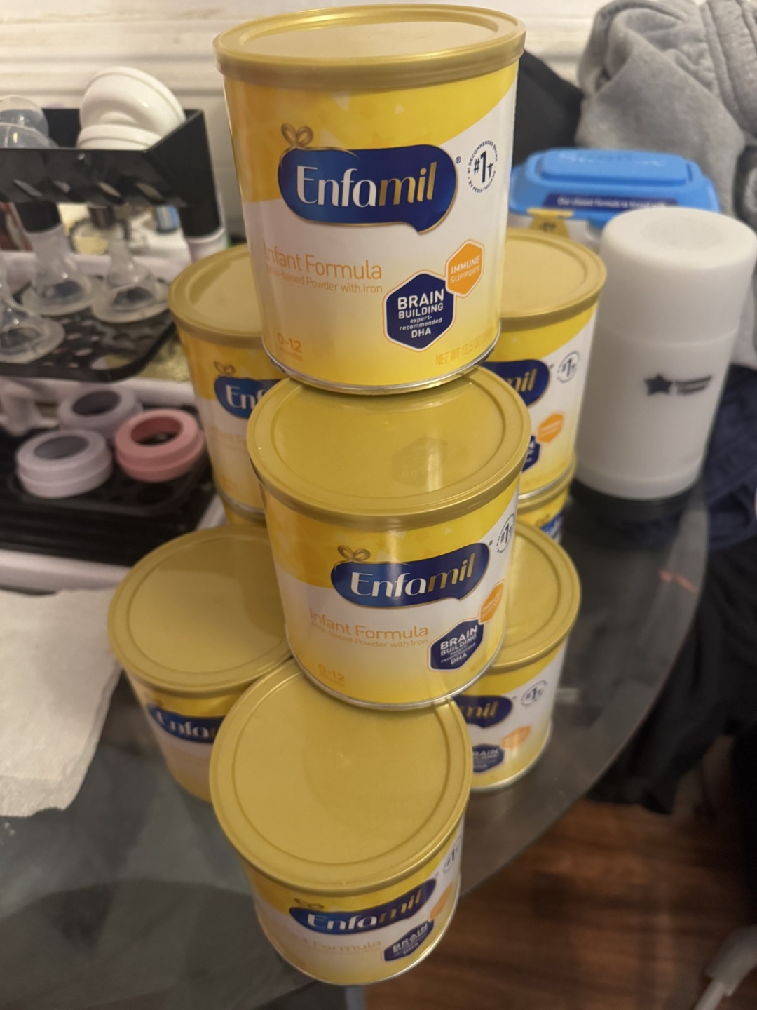 Enfamil Infant Formula. I have 9 cans. Price is per can.