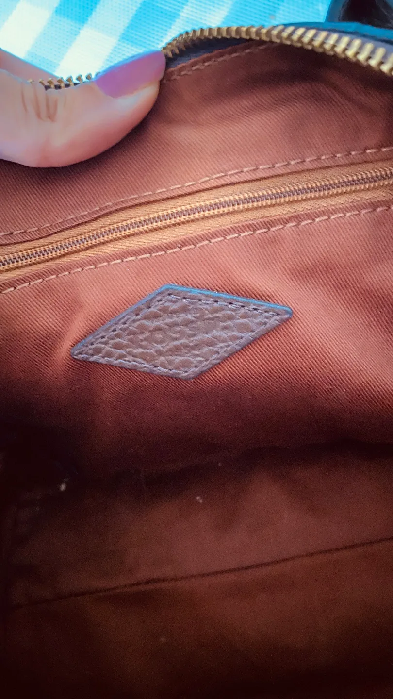 Fossil Brown Leather Satchel image indicator(4)