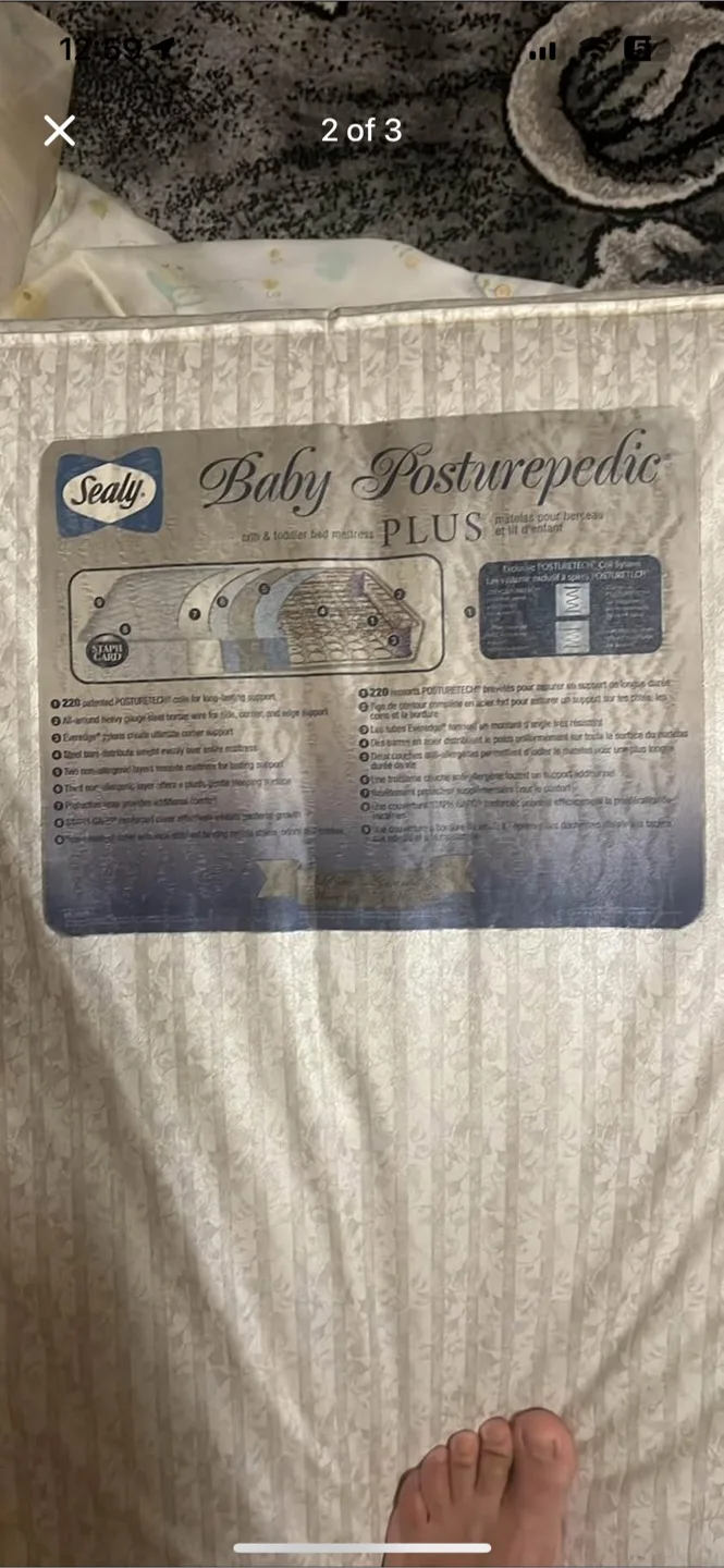 Sealy Baby Posturepedic Crib Mattress image indicator(2)
