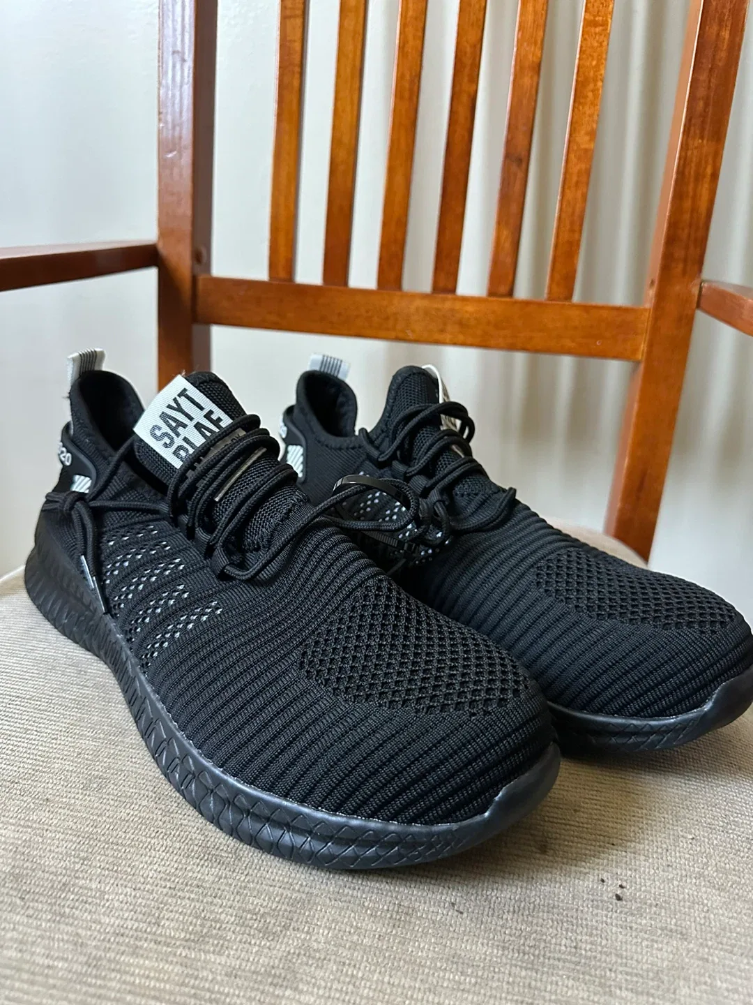 SAYT RLAE Black Sneakers steel toe thumbnail