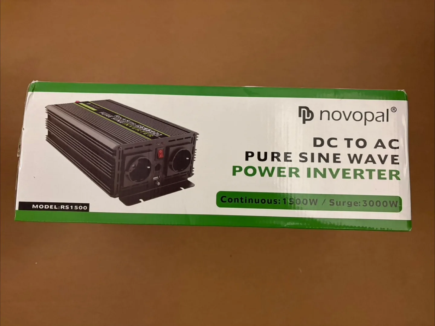 Novopal DC to AC Pure Sine Wave Power Inverter RS1500 thumbnail