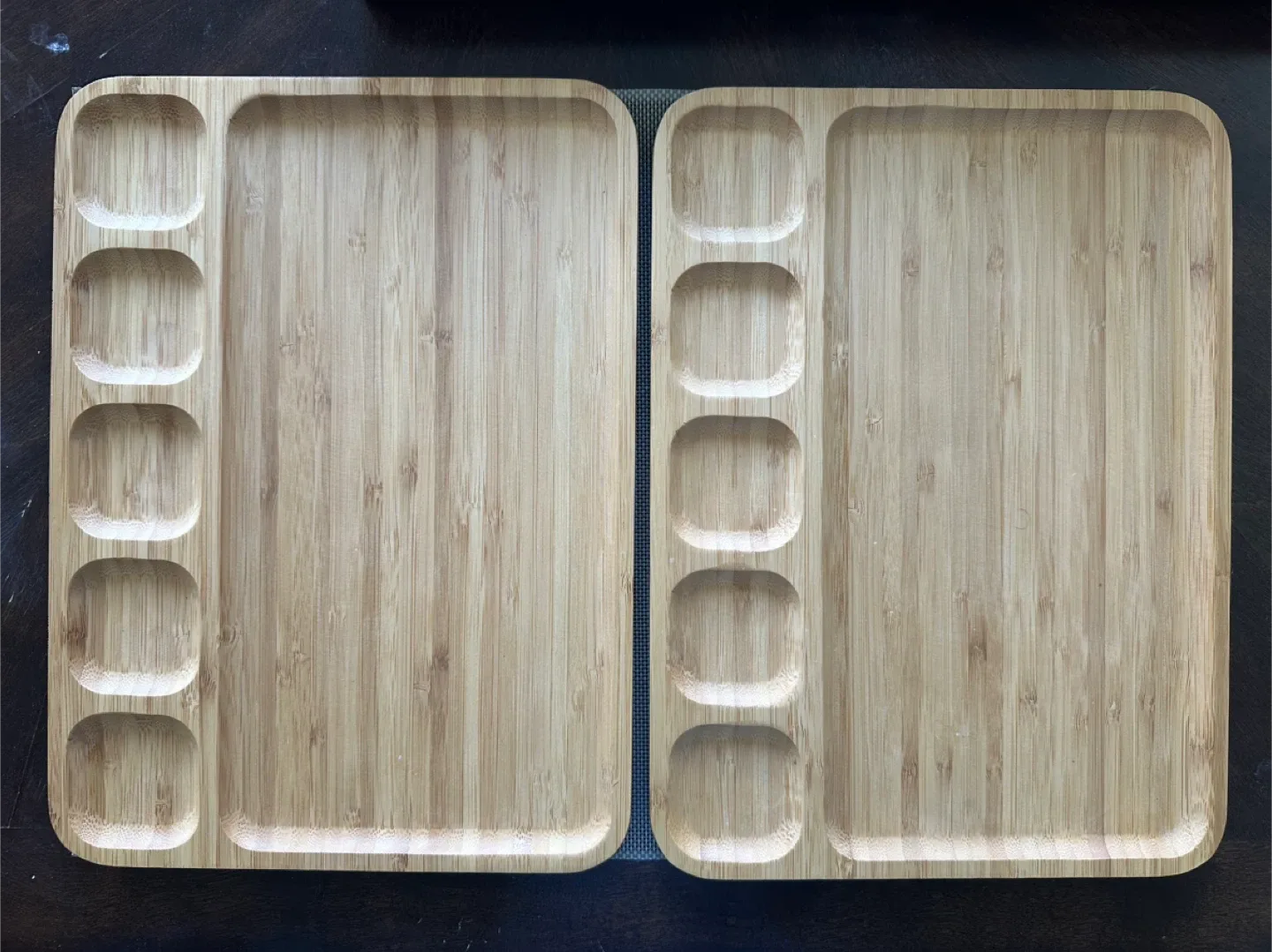 Bamboo Wooden Palette Tray - Never Used thumbnail