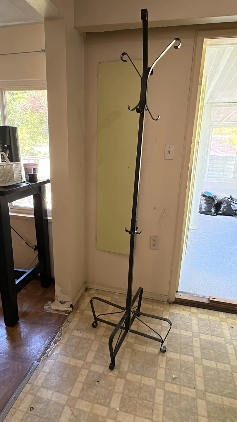 Coat Rack Stand - Black Metal - photo 2